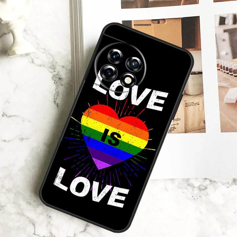 Gay Pride Flag LGBT Case For OnePlus 12 12R 11 9 10 Pro 10R 9R 8T 10T Nord CE 2 3 Lite 2T N10 N20 N30 CE4 Cover