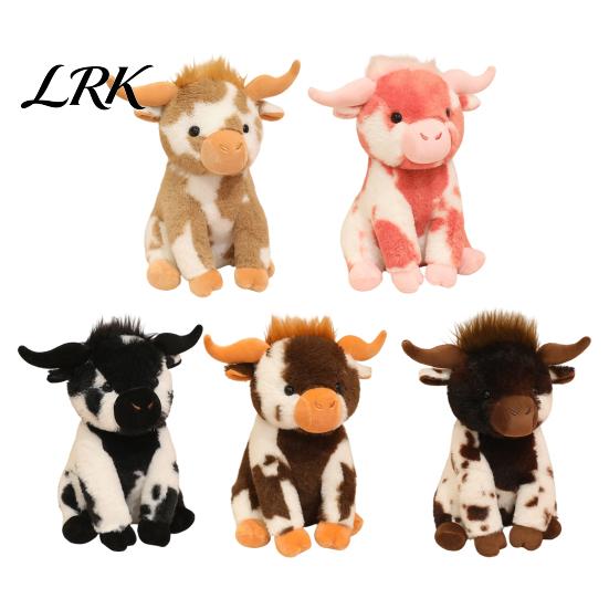 Плюшевая игрушка Компаньон для комфорта, Шотландская корова, Мягкая плюшевая кукла шотландского скота, Милый подарок для фермы для взрослых, детей, мальчиков, девочек, Реквизит для фотосъемки