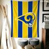 Los Angeles Rams Wall Tapestry Aesthetic Wall Hanging Printed Fabric Blanket Decorative Tapestries for Bedroom Living Room Home Decor