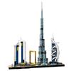 [Real Night-Lego Compatible Block-Architecture] QZ Dubai City QZ World Landmark Building Block, Mix