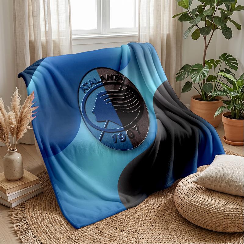 Atalanta FC Soft Flannel Fleece Blanket Lightweight Cozy Warm Throw Blanket For Sofa Bed Home Decor
