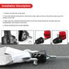 Universal 22000 Lbs Load Rating Winch Hook Shackle Mount Fits for ATV UTV SUV Jeep Wrangler with Pin and Rubber Guard for D Ring