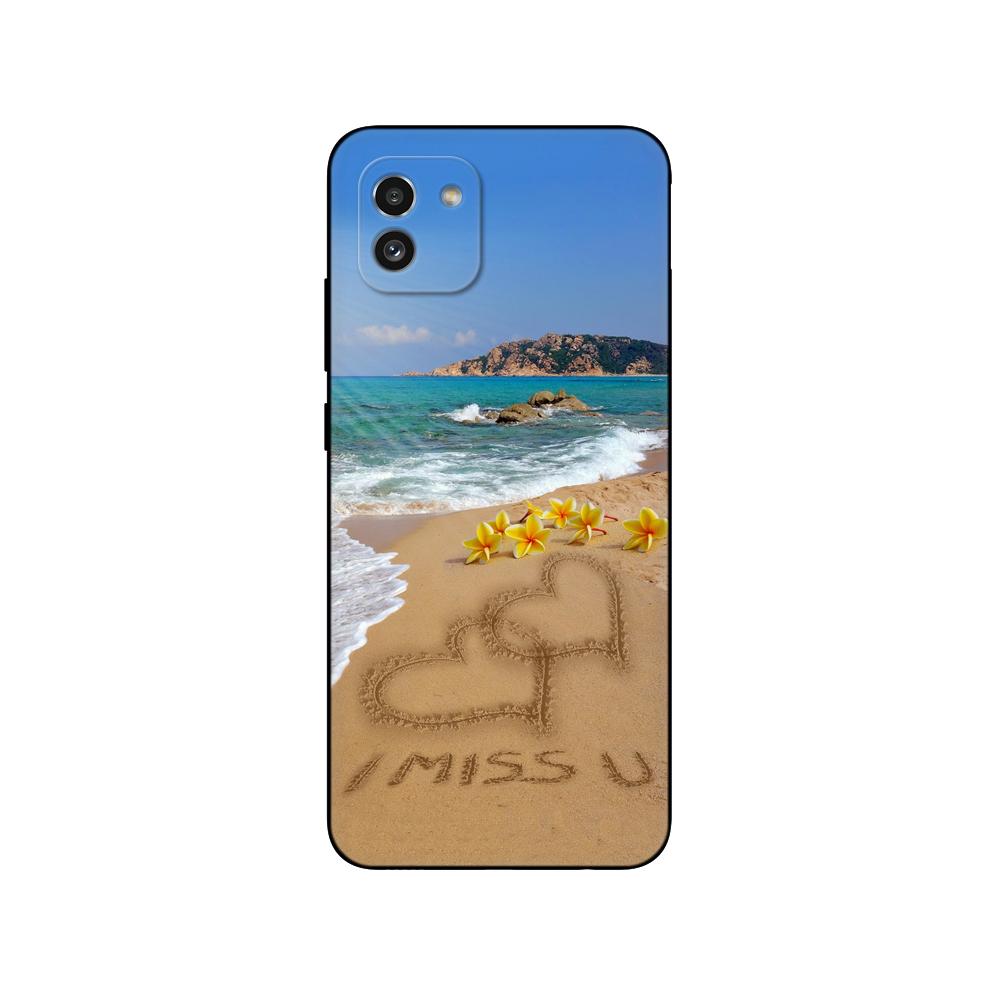 Чехол для Samsung Galaxy A03 164,2 мм, задняя крышка для GalaxyA03 Global A 03 A035, чехол для телефона, мягкий силиконовый бампер, черный чехол из ТПУ