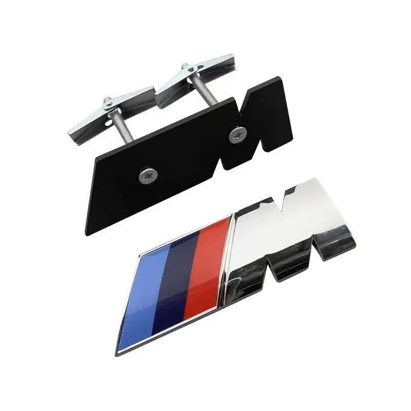 CUP1 M 3d grade dianteira do carro emblema para bmw m3 m4 m5 g42 g30 g20 e90 e90 e93 e60 f10 f0 auto crachá decoração tronco adesivo AP9