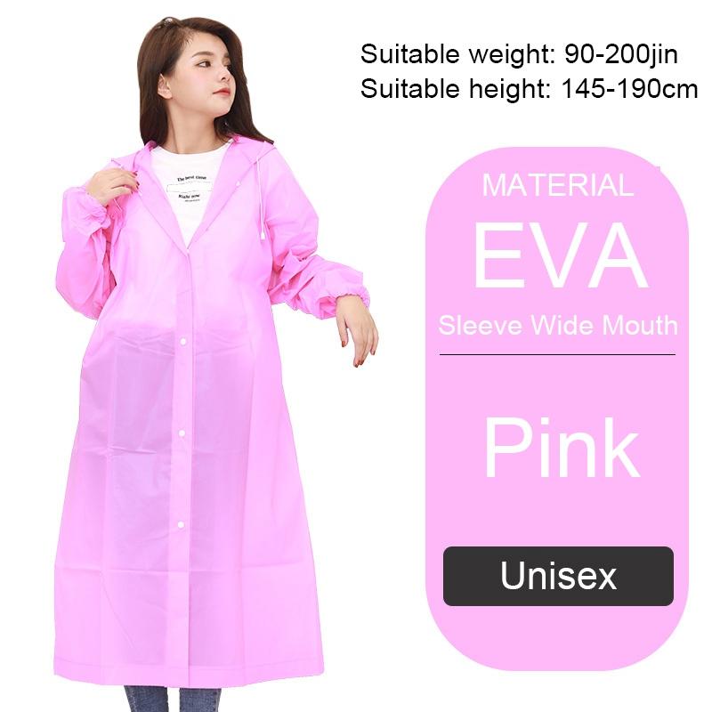 Уличный плащ для взрослых мужчин и женщин из утолщенного материала EVA с рукавами, военный зеленый дождевик для походов, скалолазания