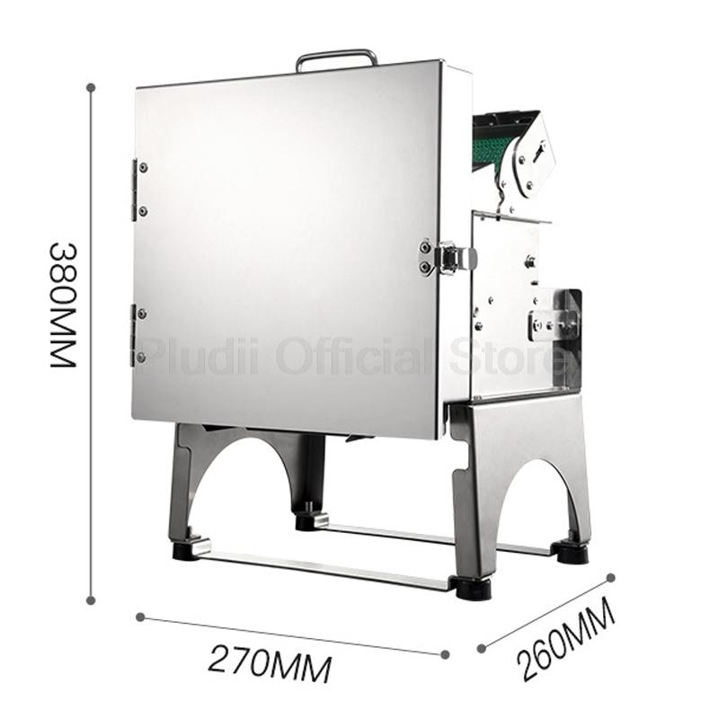 200-240W Commercial Vegetable Dicer 150-200KG/H Electric Slicer Stainless Steel Food Processor For Catering Business Food Prep