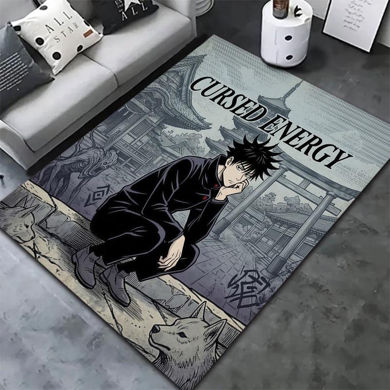Jujutsu Kaisen Carpet Rug For Living Room Bedroom Home Sofa Decoration Kids Play Nonslip Floor Mat