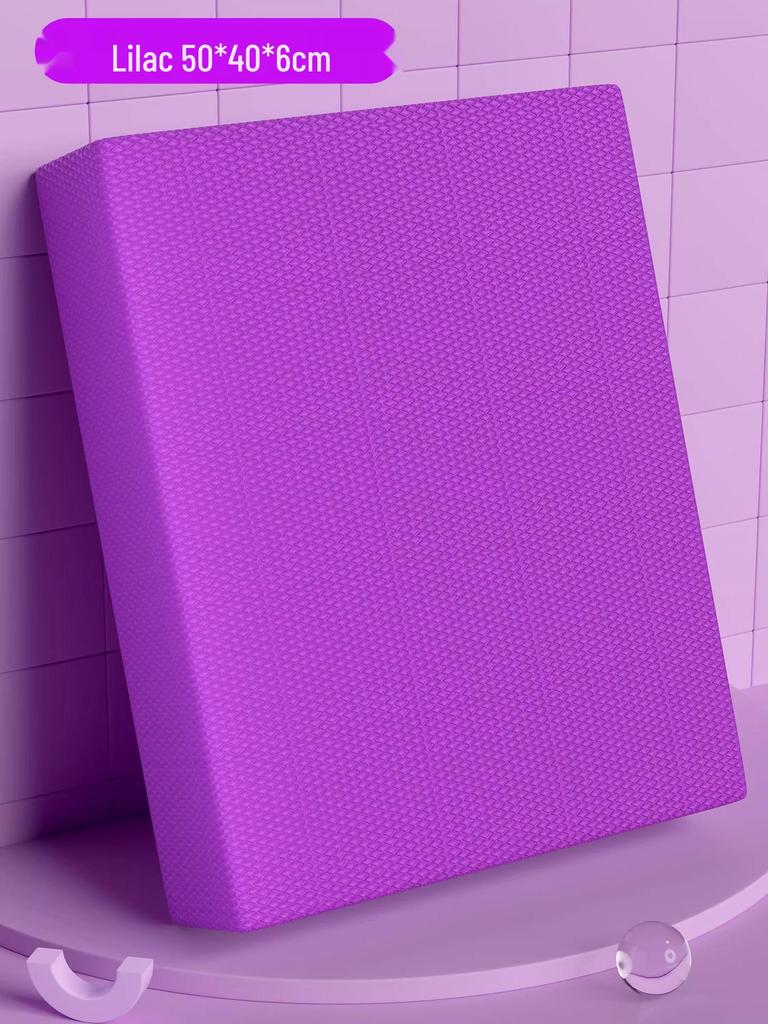 Коврик для йоги и фитнеса из бесшумной нескользящей толстой пены и ролик для пресса с подушечкой для колен