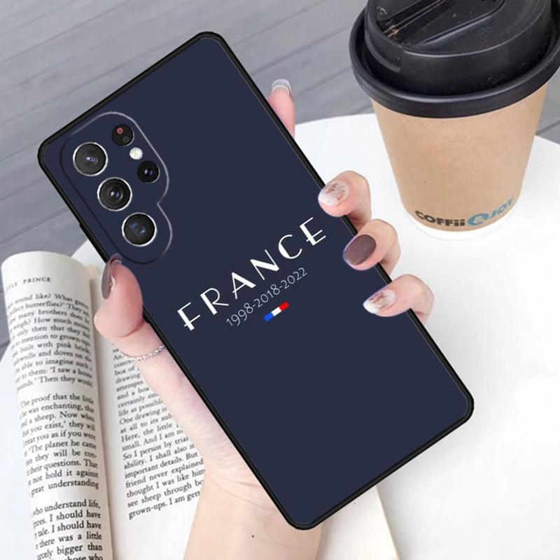 Чехол для телефона с флагом Франции для Samsung Galaxy S24 S25 Ultra S21 S22 Ultra S10E Note 10 Plus Note 20 FE S23
