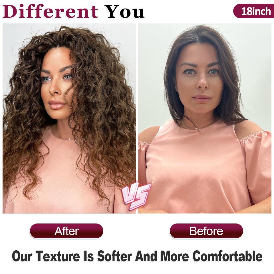 Волосы Ocean Wave Crochet Deep Wave Hawaii Curl Crochet Braids Синтетические косички Наращивание волос Ombre Blonde 18 дюймов Африканские кудри
