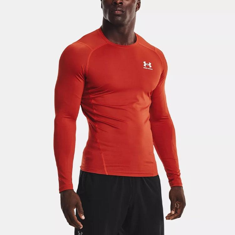 Under Armour HeatGear Fitness Clothing Men's Orange Moderate 1361524-839