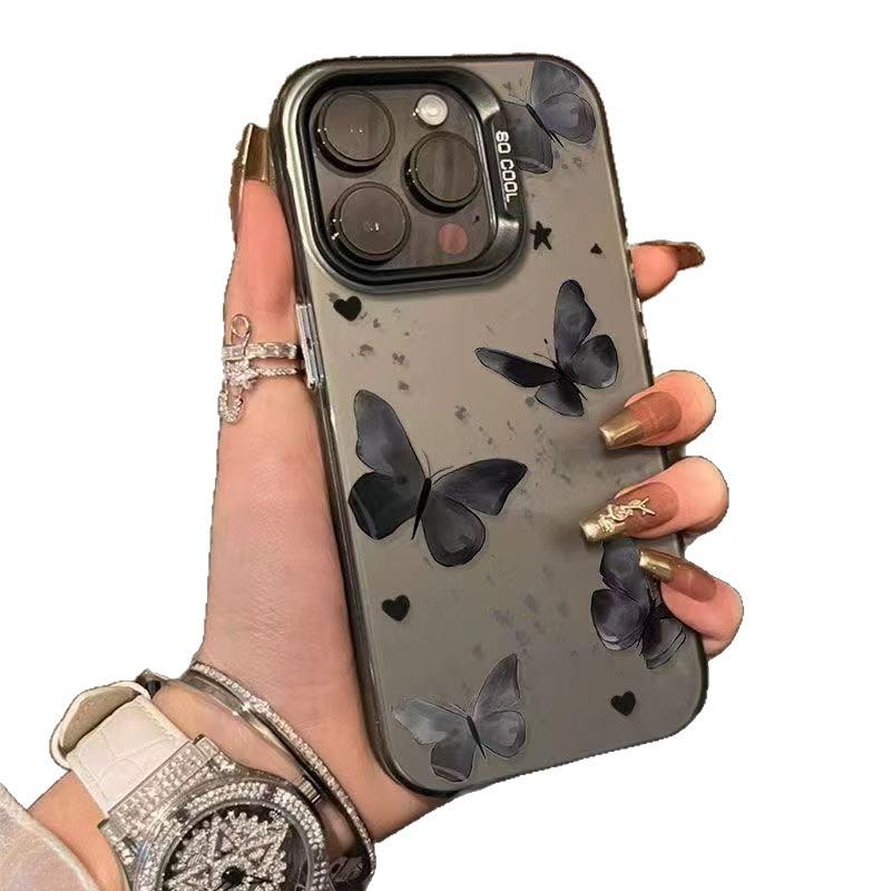 Новая бабочка меч подходит для чехла для мобильного телефона iphone17 Apple 16promax/15 противоударного 14pro13 Европа и Америка