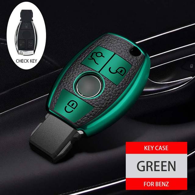 Высокое качество ТПУ кожаный автомобильный ключ чехол с дистанционным управлением чехол-держатель для Mercedes Benz ABRG Class GLK GLA W204 W251 W463 W176 W246