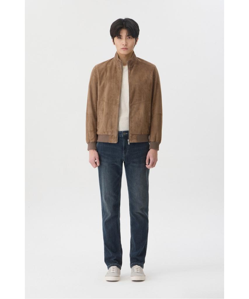 Brentwood [Boulder Leather] Goat Suede Blouson Brudx26111Bex