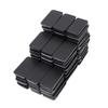 60pcs Small Tin Box Slide Top Rectangular Tin Containers for Candies Jewelry Crafts Lip Balm Storage Black