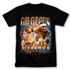 Шай Гилджес-Александр OKC Thunder Графическая футболка Винтажный стиль Баскетбольная футболка