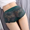 10 Color Women Sexy Lace Panties Flowers Embroidery Underwear  Mid Waist Butt Lift Seamless Briefs Plus Size Elasticity Panty