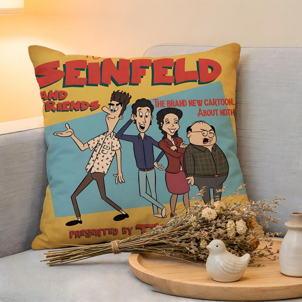Cushion Cover Linen SkinFriendly Soft Decorative Case for Sofa Home Decor Vantage Movie SSeinfeld Pillow cover