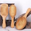 Hair Loss Bamboo Comb Massage Brush Hair Brush Barber Accessories Wood Comb  Styling Tool