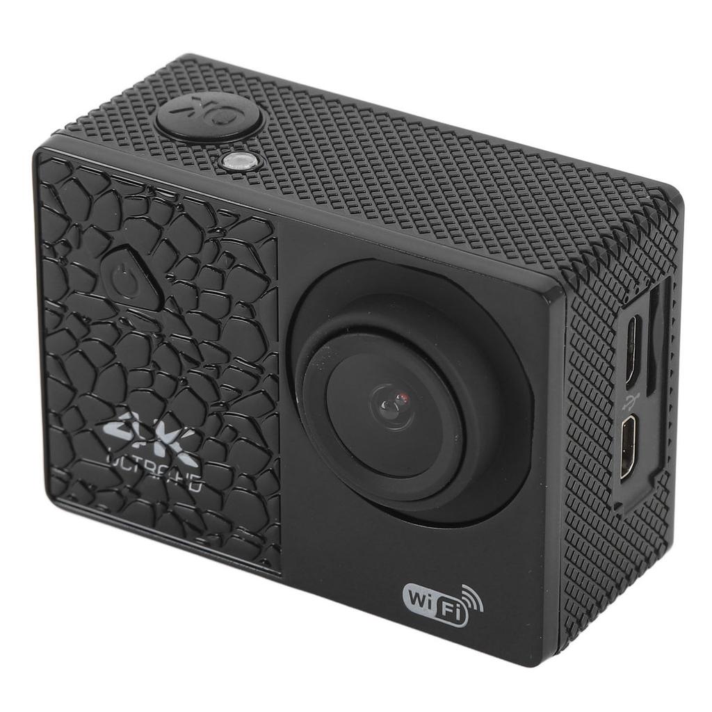 4K Камера с 2,0-дюймовым IPS основным экраном, широкоугольный объектив 170 градусов, многоосевая стабилизация, DV быстрая синхронизация данных, велосипедная камера