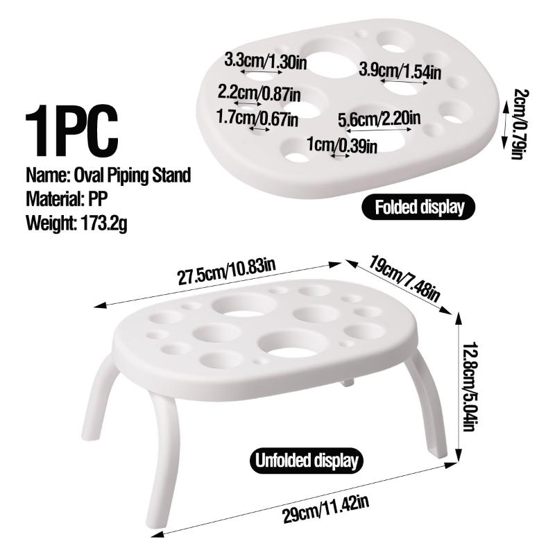 Складная подставка для кондитерского мешка Инструменты для украшения торта Держатель для мешка для глазури Кондитерский мешок для крема Органайзер для хранения кухонные аксессуары