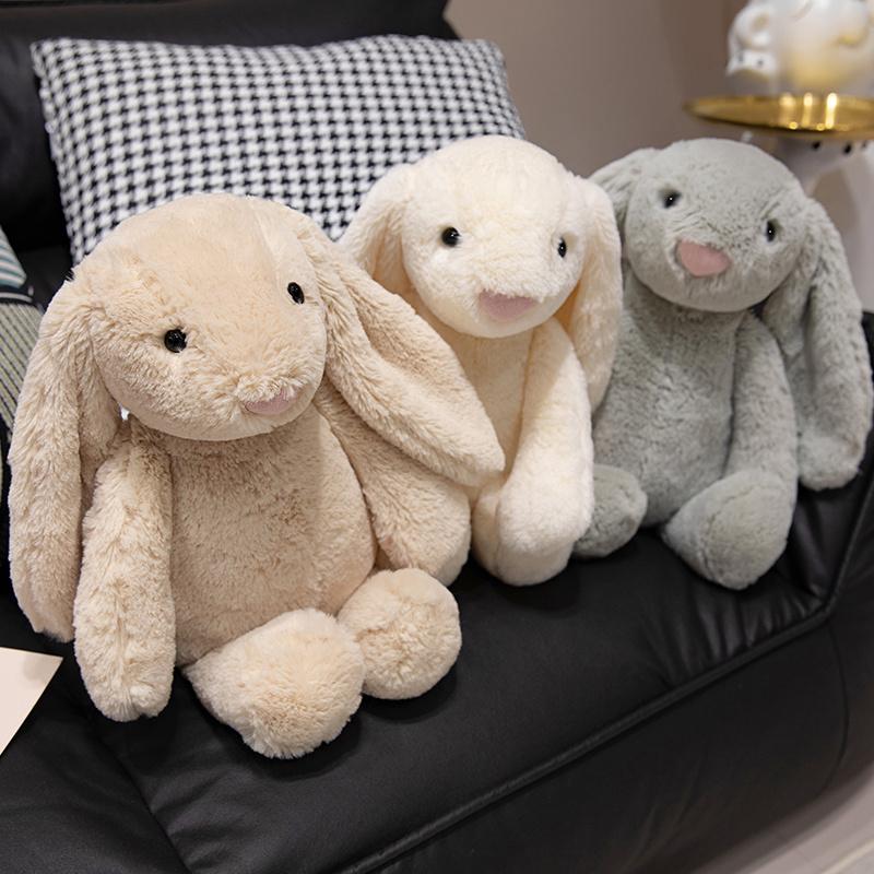 20-45cm Cute Plush Toy Stuffed Toy Rabbit Doll Babies Sleeping Companion Kawaii Plush Long Ear Rabbit Doll Children's Gift