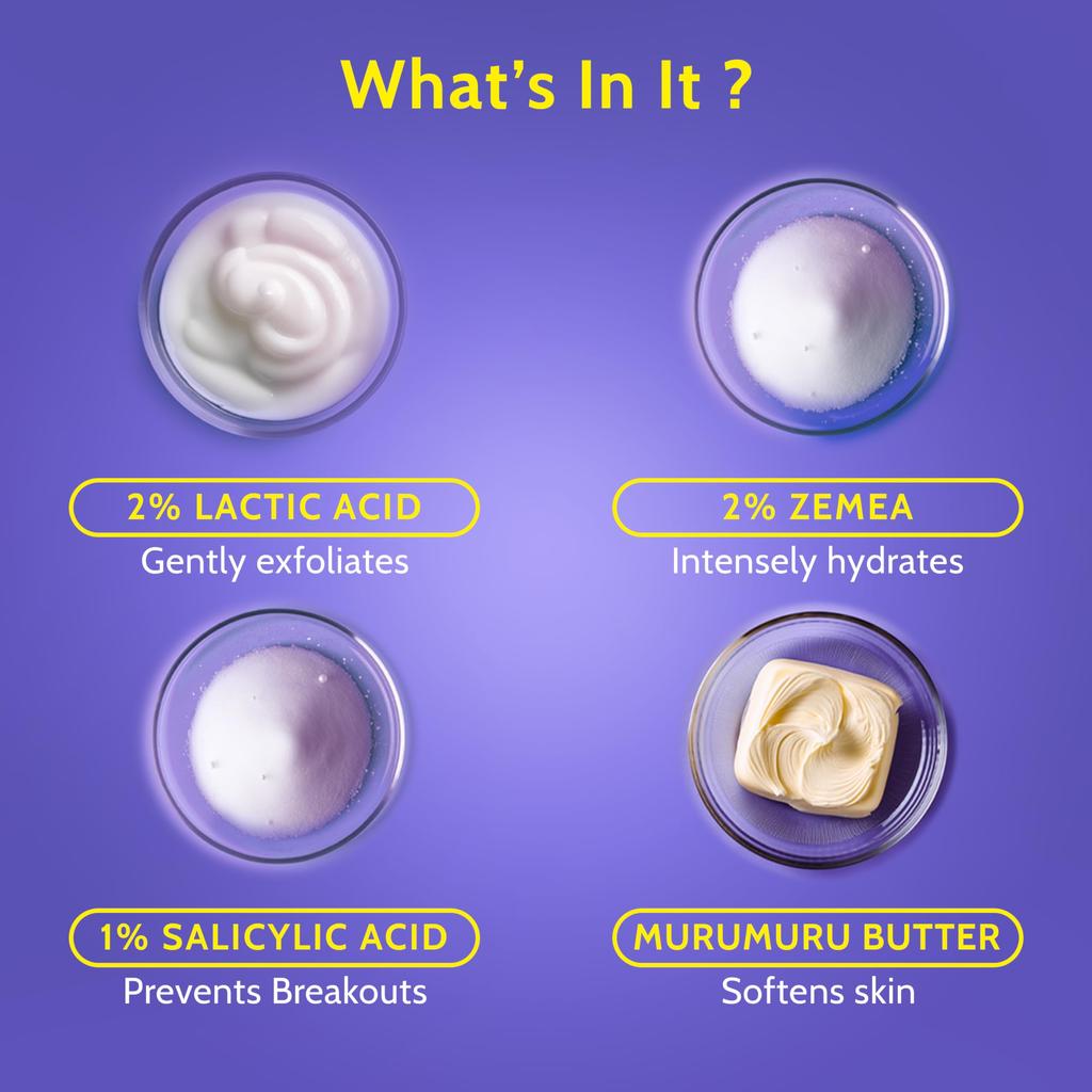 Chemist At Play Exfoliating Body Wash 236ml | Removes Tan, Fights Body Acne, Strawberry Skin | Gentle Exfoliating Shower Gel For Women & Men