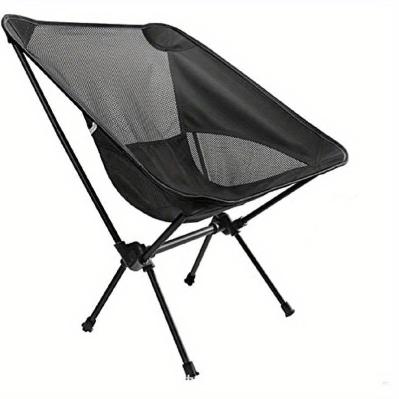 Портативный складной стул для кемпинга, компактный складной стул для походов, пляжный стул с сумкой для переноски для походов на свежем воздухе, рыбалки, пикника