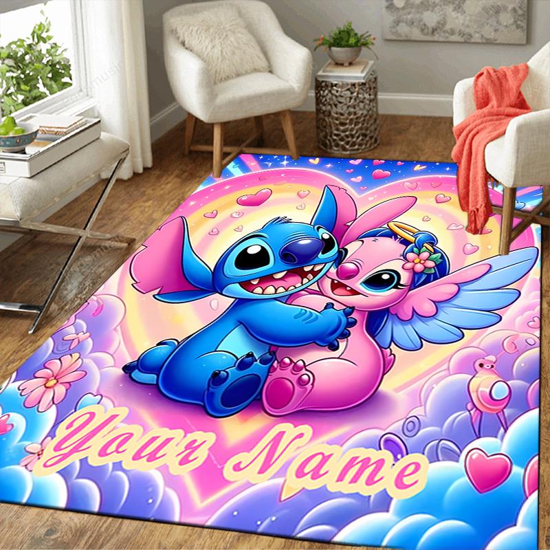 Custom 1Pc Stitch Angel Rug Office Carpet Indoor Outdoor Entrance Doormat Nonslip Soft And Comfortable Living Room D916278