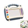 Children Magnetic Drawing and Writing Board Toy with Stamper & Pen Interactive Educational Learning Toy for Preschoolers