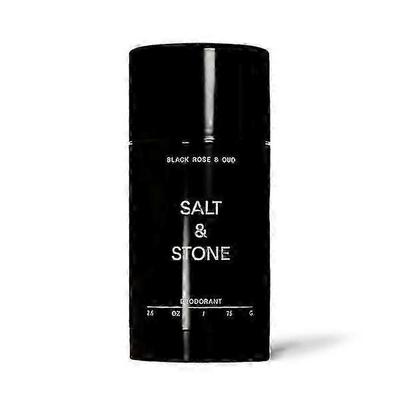 Salt # Stone Unisex Black Oud Extra_Strength Aluminum-Free Deodorant # Black 1pcs