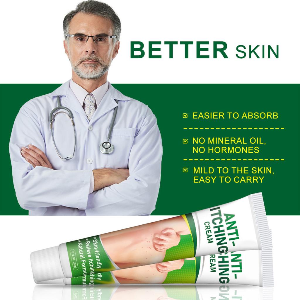 Крем для кожи с травяным зудом снимает зуд, крем для ухода за кожей с травяным зудом