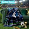 Custom Name Blanket Timberwolves Logo Blanket Bedding Blanket for Travel, Camping, Living Rooms, Offices, Sofas, Fan Christmas gift