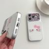 Чехол для iPhone 15 Pro Max с принтом леопарда и выражением мордочки кошки, противоударный
