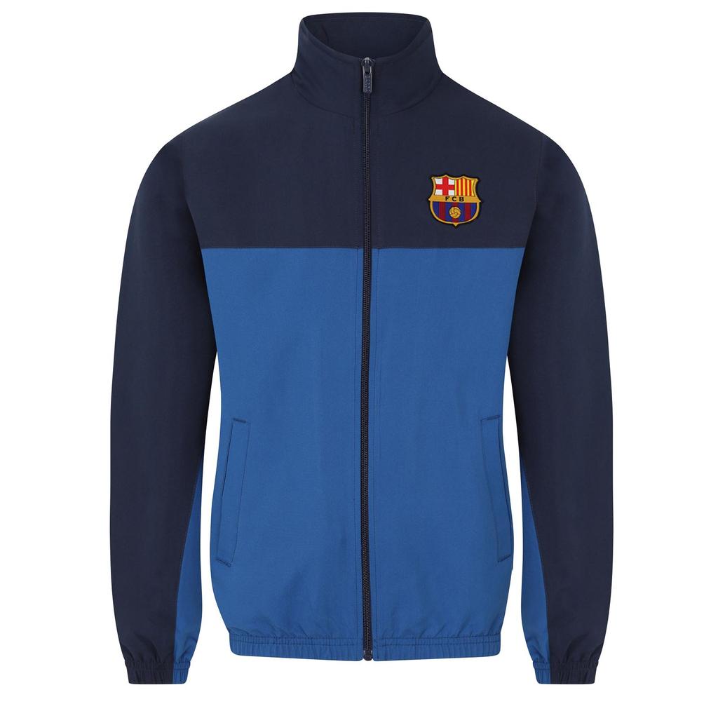 FC Barcelona Boys Crest Two Tone Tracksuit