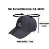 Korean Style Letter Embroidered Mesh Baseball Cap, Quick Dry Nylon Casual Hat for Men Women Daily Outdoor Streetwear Headwear