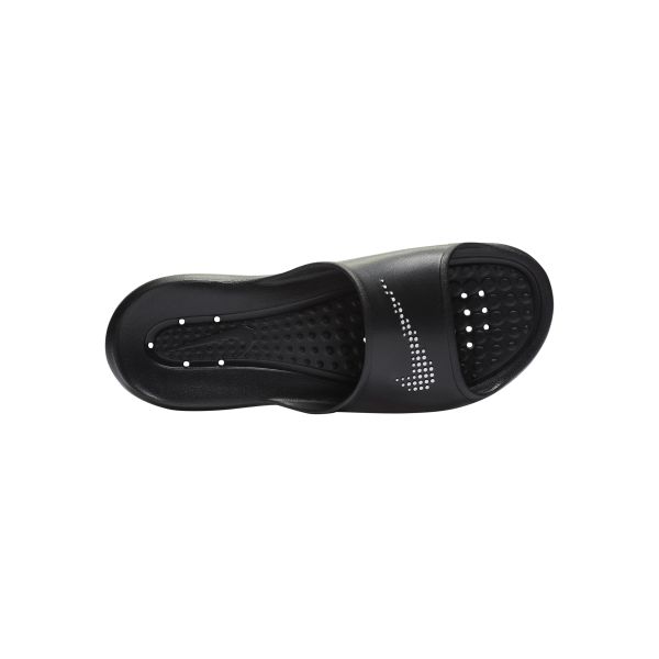 Nike Victori One Slide Polka Swoosh - Черные мужские кроссовки белые CZ5478-001