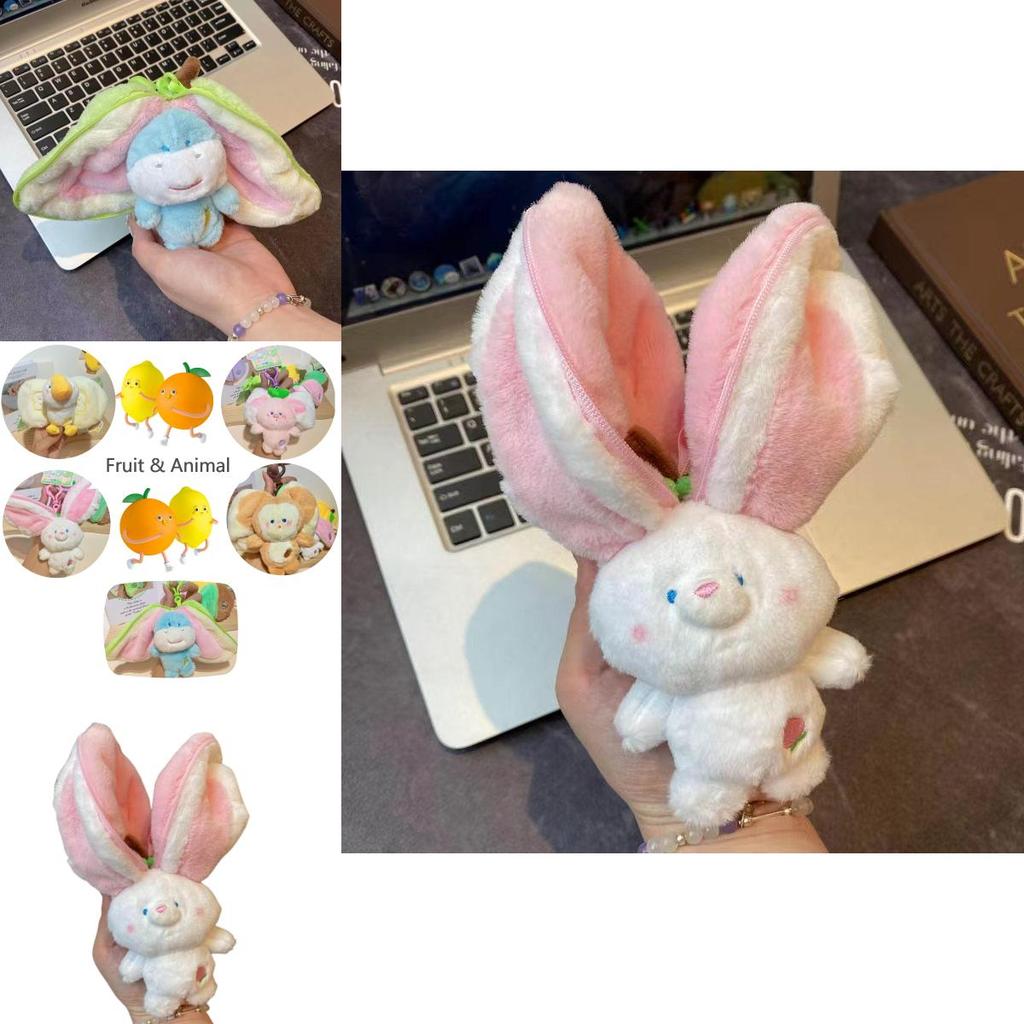 Милые и мягкие плюшевые брелоки в виде фруктов и животных для всех возрастов