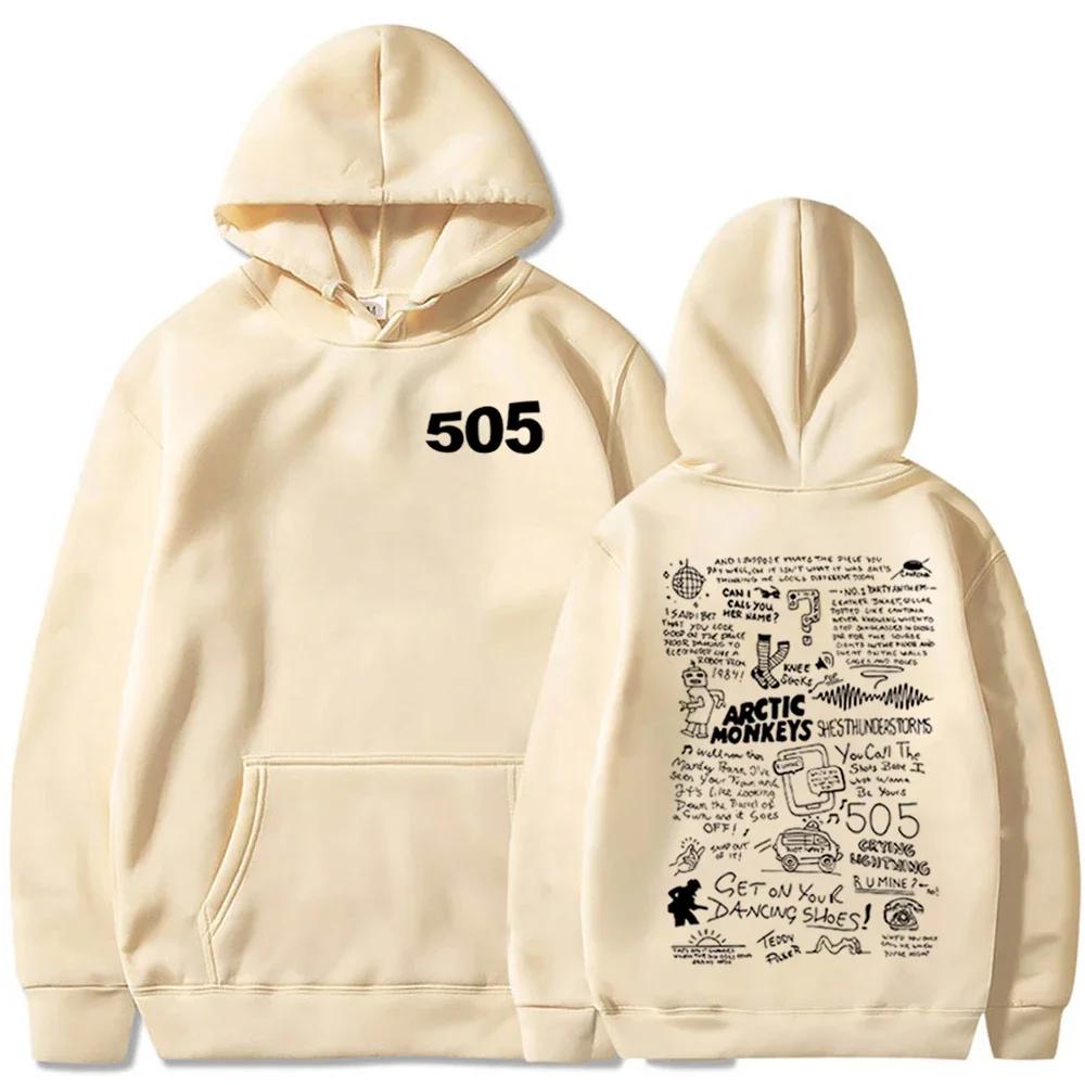 505 Hoodie Arctic Monkeys Music Hoodie Arctic Monkeys Merch Подарок для фанатов Arctic Monkeys Пуловер Топы Уличная одежда Унисекс