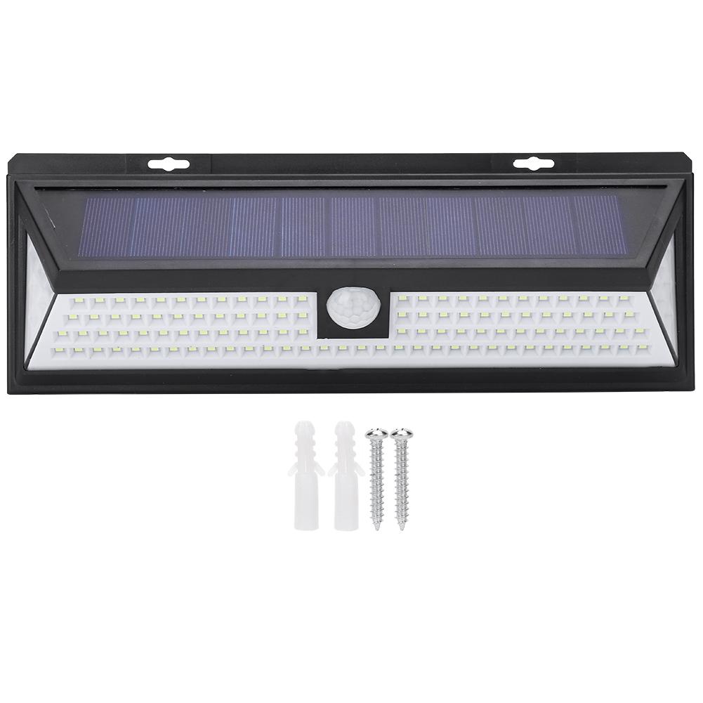 Солнечный настенный светильник с датчиком движения, светодиодный светильник на солнечной батарее для охраны сада, наружное освещение типа A