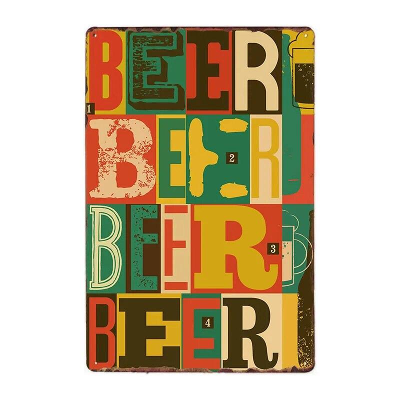 Pin Up девушки пиво металлические знаки винтажная доска сексуальная леди паб-бар настенный постер живопись домашний декор 20x30 см