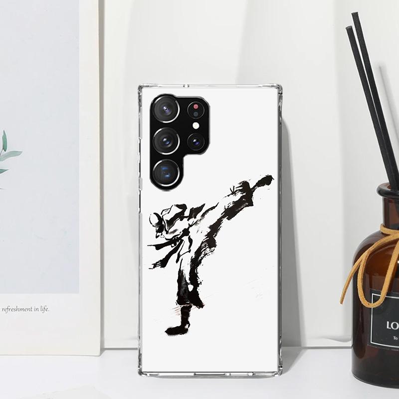Oyama Kyokushin Karate Phone Case For Samsung Galaxy S25 S24 S23 S22 Ultra S21 FE S20 Plus S10 + S10E Art Fundas Back Cover S24