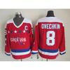 Ice Hockey Jersey Short Sleeve Training Shirt NHL Team Apparel Washington Capitals Calgary Flames St. Louis Blues