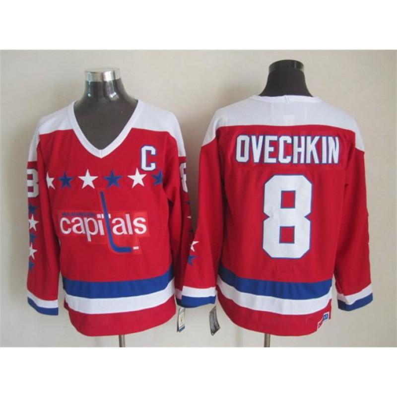 Ice Hockey Jersey Short Sleeve Training Shirt NHL Team Apparel Washington Capitals Calgary Flames St. Louis Blues