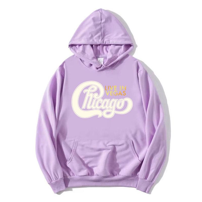 Толстовки Chicago Live in Vegas Чикаго Худи с графикой America's Band Свободные повседневные топы для женщин/мужчин Пуловеры с графическим принтом худи y2k худи с графикой