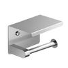 Stainless Steel Toilet Paper Holder Shelf with Tray Bathroom Accessories Kitchen Wall Hanging Punch-Free