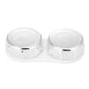 Mini Contact Lens Holder Eye Care Lenses Container Case Portable Mirror Box White