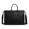 Coach 42 Молния с логотипом Портфель из фактурной кожи Большой мужской портфель Черный CY769-QBBK