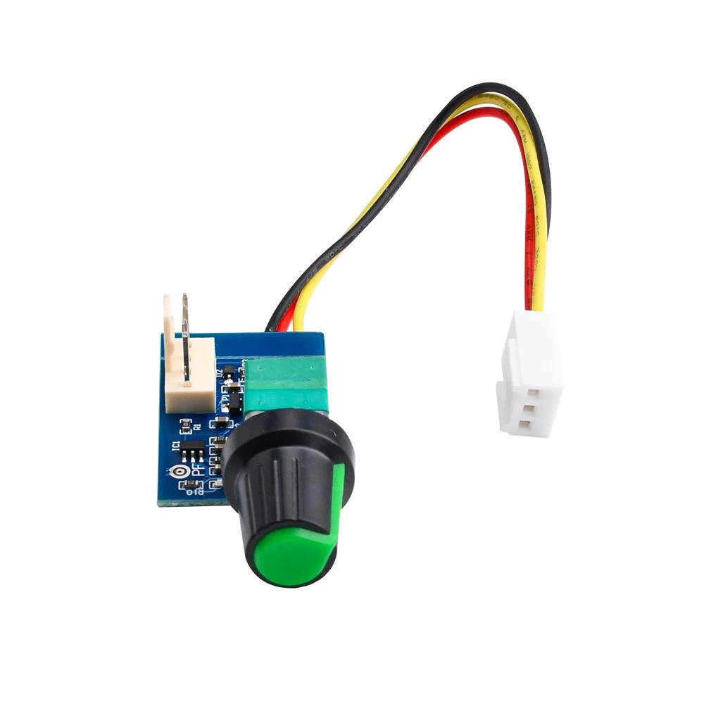 DC1-11V 1-1 Wire Fan Speed Controller 1 Wire PWM Fan Speed Controller Board with Knob Switch Fan Speed Regulation