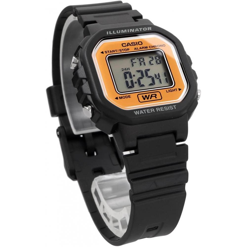 Casio Женские цифровые часы BLack Orange La 20wh 9a